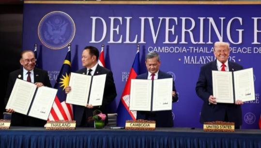 Trump nis vizitën në Azi, merr pjesë në Samitin e Aseanit në Malajzi! Tajlanda dhe Kamboxhia nënshkruajnë marrëveshjen e armëpushimit
