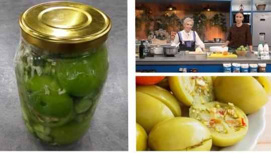 Domate turshi të mbushura nga zonja Albana