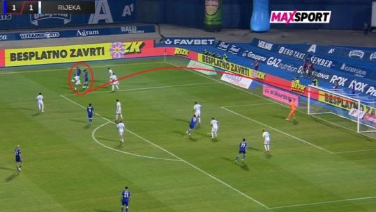 VIDEO/ Arbër Hoxha shënon gol spektakolar në Zagreb, Dinamo mposht 2-1 Rijekan