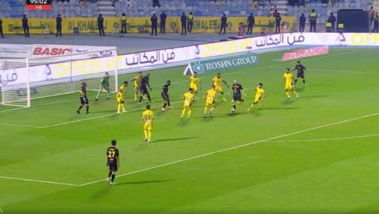 VIDEO/ Mario Mitaj në rolin e ‘bomberit’, shënon gol në Arabinë Saudite! Al Ittihad shpëton nga humbja