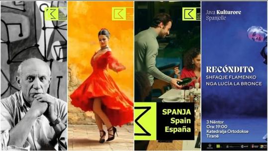 Java Kulturore Spanjolle vjen në Tiranë dhe Gjirokastër me letërsi, flamenko, kinema dhe gastronomi 