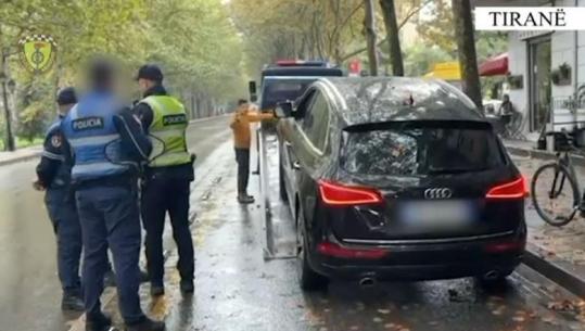 Tiranë/ Jo vetëm gjoba! Rrugorja e Policia bashkiake heq makinat e parkuara në korsitë e autobusëve