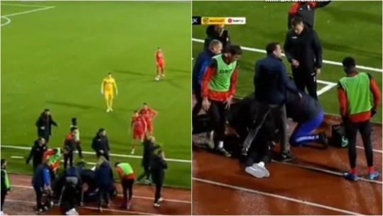 VIDEO/ Ish-futbollisti i Tiranës ndërroi jetë gjatë ndeshjes, momenti kur Mladen Zizovic u shemb në tokë