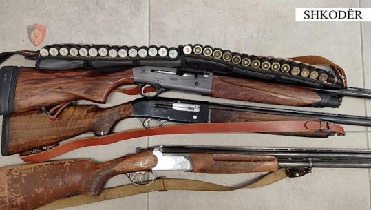 Shkodër/ Xhup me mbishkrimin 'Policia' dhe armë gjahu në makinë, nis hetimi për dy persona