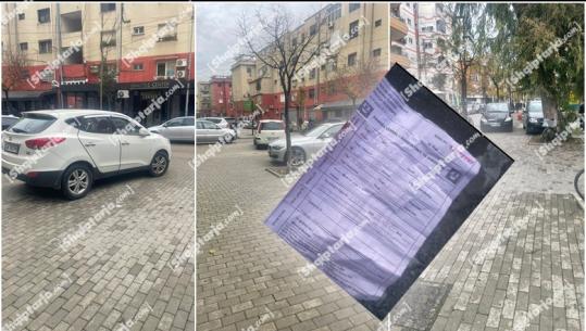 Qytetarët në Durrës parkojnë makinat mbi trotuar nga frika e përmbytjes, bashkia i gjobit! (FOTO+VIDEO)