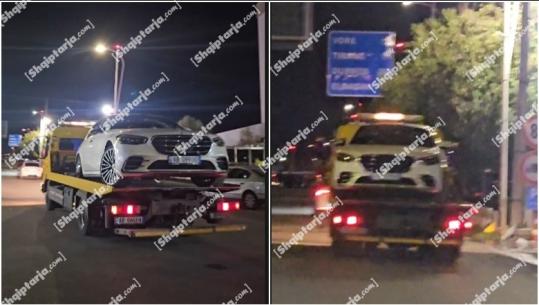 Pas afro 5 orësh nga atentati në Rinas, policia zhvendos me karotrec makinën ku ndodheshin viktima dhe i plagosuri