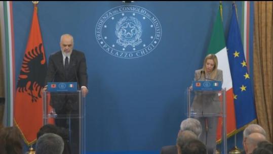 Meloni vlerëson rrugën e Shqipërisë drejt BE: Jeni komb Europian, pas pak ditësh do hapen negociatat për kapitullin e fundit