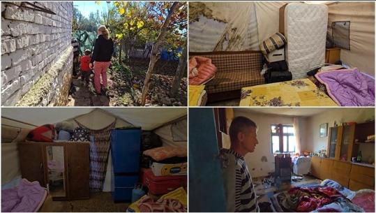 Prekëse! 5 Anëtarë të familjes Licaj jetojnë në çadër, më i vogli 3-vjeç! Të sëmurë e të papunë: Na ndihmoni të rindërtojmë shtëpinë e rrënuar