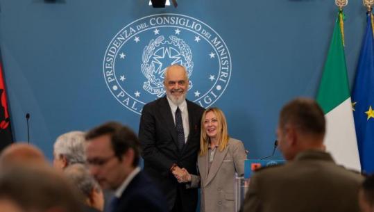 Shqipëri-Itali, për herë të parë mbledhje mes dy qeverive, firmosen 16 marrëveshje! Rama-Meloni: Ditë historike! Ndërtojmë 7 anije në bazën e Pashalimanit (VIDEO)