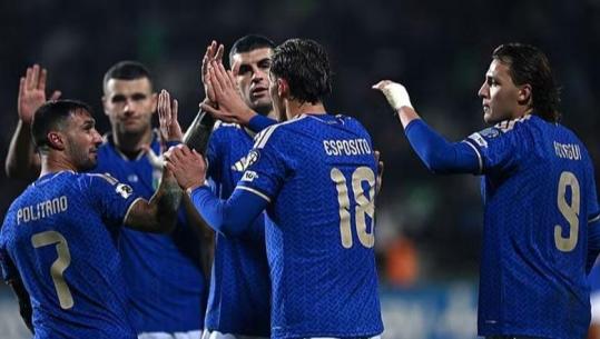 Italia, fitore 9-0 përballë Norvegjisë ose do të luajë në fazën play-off të Botërorit