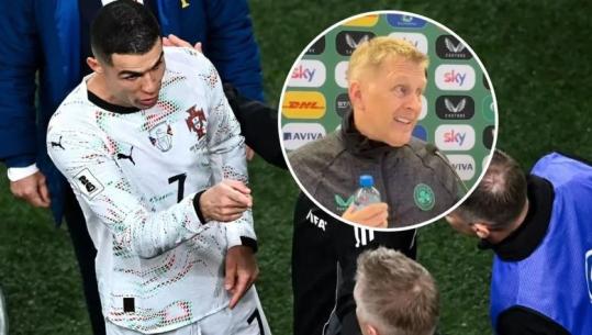 Cristiano Ronaldo u ndëshkua me karton të kuq, trajneri i Irlandës zbulon çfarë i tha CR7-s: Bëri një budallallik