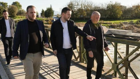 Ministri Salla inspekton punimet mbrojtëse në lumin Kalasa, 850 ha tokë bujqësore në proces mbrojtjeje të plotë