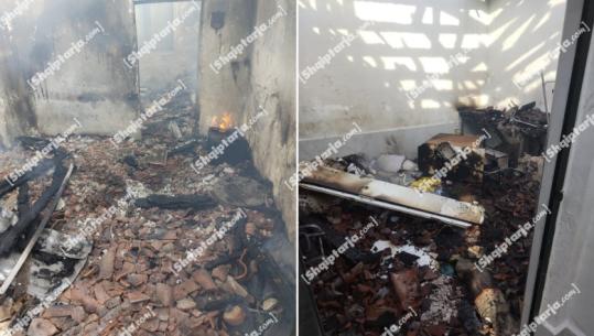 Durrës/ Pacientët e Sukthit mbeten në qiell të hapur, zjarri shkrumbon qendrën shëndetësore (VIDEO)