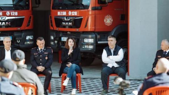 Ministrja Koçiu në stacionin e ri të zjarrfikësve në Fier: Synojmë një standard të njëjtë kombëtar dhe një trupë të motivuar