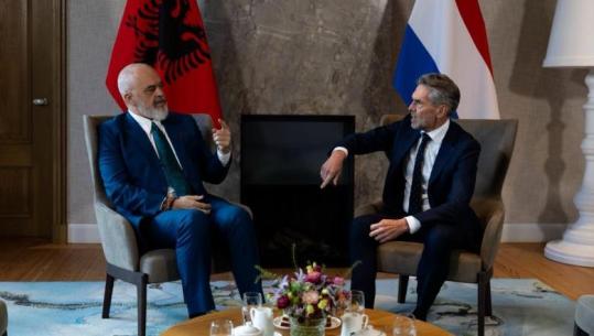 Edi Rama pritet nga kryeministri i Holandës në Hagë: Takim i rëndësishëm për thelllimin e partneritetit dypalësh