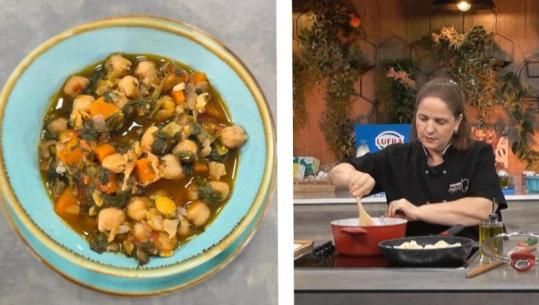 Spinaq me qiqra dhe qepë të njoma nga amvisa Dhurata Dino