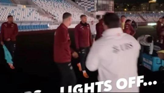 Në Kosovë 'i fikin dritat' Zvicrës, miqtë e marrin me sportivitet ngjarjen në 'Fadil Vokrri'