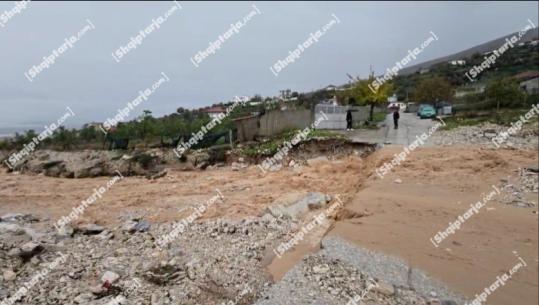 Gjirokastër/ Përroi i Sopotit del nga shtrati, izolohen banorët (VIDEO)