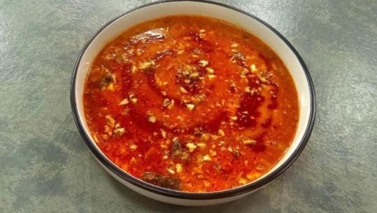 Trahana me pastërma dhe fasule nga zonja Albana