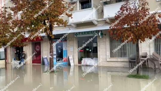 Lumi Osum del nga shtrati, përmbyt shëtitoren në Berat (VIDEO)