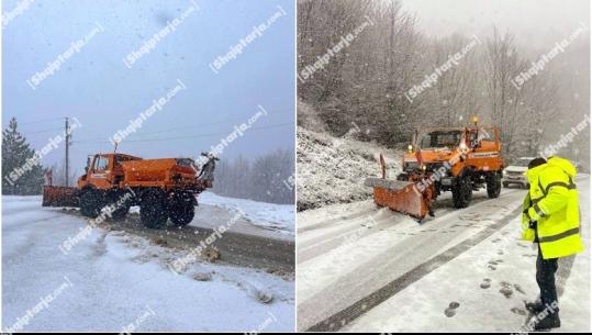 Moti i keq/ Regjistrohen reshjet e para të dëborës në qarkun e Korçës! Zbardhet Dardha (VIDEO)