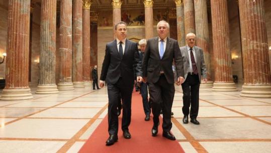 Turi i diplomacisë parlamentare për integrimin në BE, Peleshi takim me homologun në Austri: Duam të jemi me dinjitet në Evropë
