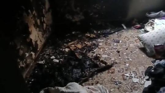 Shtëpia në Lezhë përfshihet nga flakët, shkak i zjarrit dyshohet një rezistencë e lënë e ndezur (VIDEO)