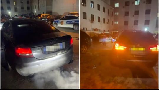 Xhiruan gomat e makinave në mes të natës në bulevardin e Durrësit, nis hetimi për dy të rinjtë (VIDEO)