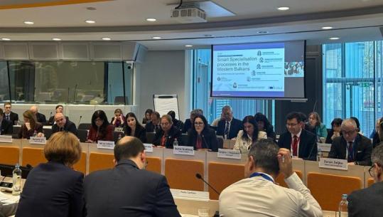 Bruksel/ Ministrja Ibrahimaj prezanton progresin Shqipërisë në Tryezën e Nivelit të Lartë për Ballkanin Perëndimor për 'Smart Specialisation processes'