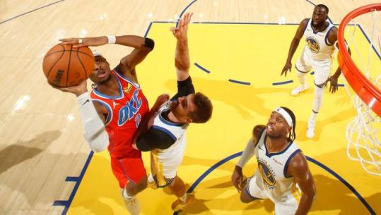 NBA/ Kampionët e Oklahomës fitojnë edhe kundër Golden State, shkëlqen Boston e Spurs! Minnesota i falet shtesës