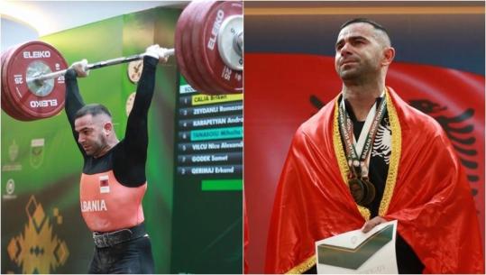 Kampionati Ballkanik i Peshëngritjes/ Briken Calja 'lahet në ar', fiton tre medalje me rekord! Zhgënjen Erkand Qerimaj