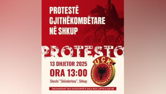 Gjyqi ndaj ish-krerëve të UÇK-së, veteranët protestë më 13 dhjetor në Maqedoninë e Veriut: Të dashur shqiptarë, shihemi në Shkup
