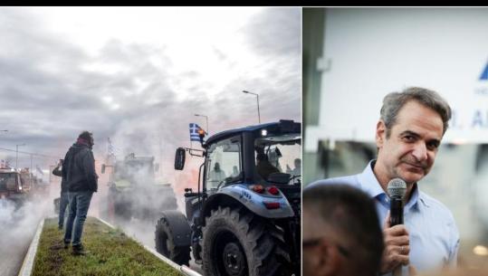  Greqi/ Fermerët përforcojnë bllokadat, plagosen 4 fermerë dhe 1 polic! Mitsotakis: Jemi për dialog, por në mënyrë të organizuar