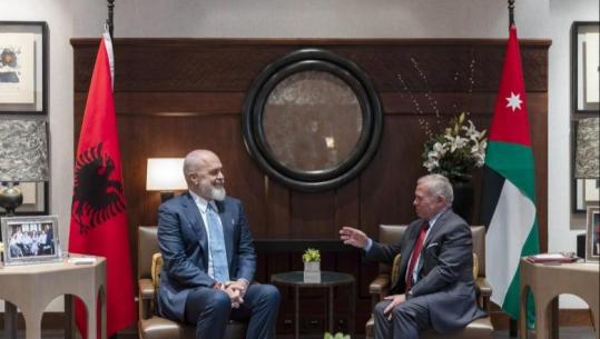 Kryeministri Rama në Jordani, pritet në takim zyrtar nga mbreti Abdullah II bin Al-Hussein