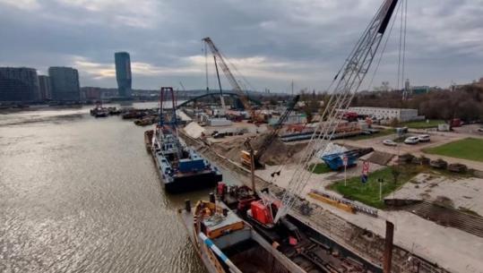 Projekti i mbështetur nga Kina për ndërtimin e urës në Beograd nxit kritika për fshehje të kontratave