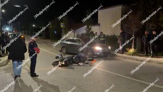 Aksident në lagjen 'Skënderbeg' në Lezhë, plagosen dy persona (VIDEO)