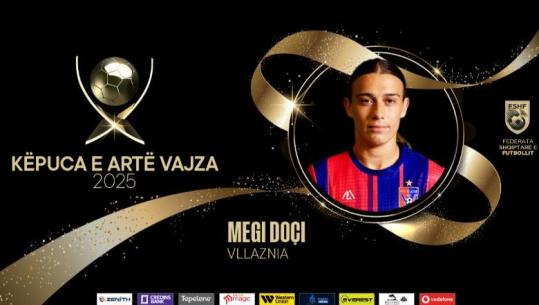 Topi i Artë 2025/ 83 gola të shënuar përgjatë edicionit 2024-2025, Megi Doçi fiton trofeun 'Këpuca e Artë'