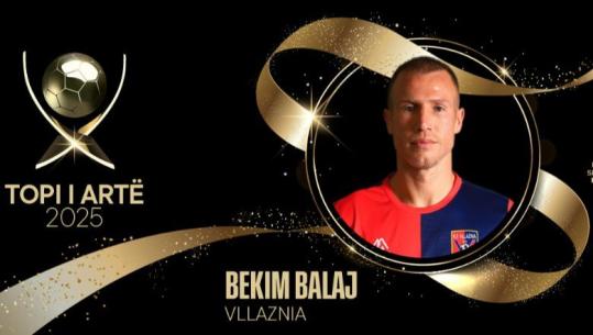 Bekim Balaj shpallet futbollisti më i mirë i vitit, fiton 'Topin e Artë' 2025