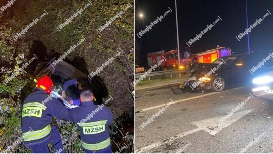 Lezhë/ Përplasen dy mjete në kryqëzimin e Gjadrit, plagosen 2 persona