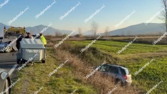 Aksident i dyfishtë në Lezhë-Shkodër, 3 të plagosur, mes tyre dy italianë! Njëra nga automjetet përfundon në parcelë