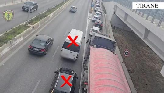 Rrugorja e Tiranës me dorë të ‘hekurt’, 4 mijë gjoba për shkelësit e rregullave të qarkullimit! 35 automjete të bllokuara