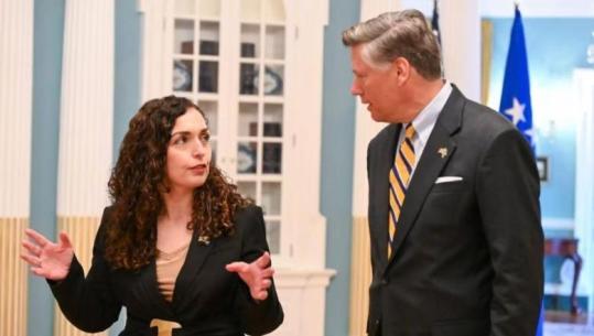 Osmani takon zëvendëssekretarin amerikan të Shtetit, Christopher Landau