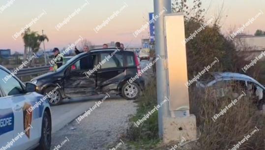 Aksident në Fier, përplasen 2 mjete, plagoset 1 person 