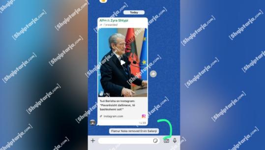Ekskluzive/ Flamur Noka nxjerr Ervin Salianjin nga grupi i Kryesisë së PD-së në Whatsapp