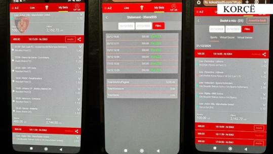 Korçë/ Policia operacion kundër lojërave të fatit, nis hetimi për tre persona