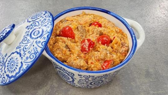 Fërgesë Tirane me mëlçi dhe gjizë nga zonja Albana