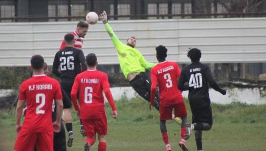 Kategoria e Parë/ Mbyllet ndeshja 'që zgjati katër ditë', Burreli mposht 0-1 Korabin mes tensionit në Peshkopi