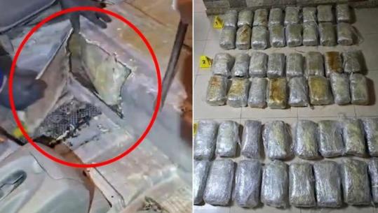 Gjirokastër/ Po trafikonte 48 pako kanabis drejt Greqisë, arrestohet 30-vjeçari, e kishte fshehur në shasinë e makinës! Në kërkim i vëllai dhe 2 të tjerë 