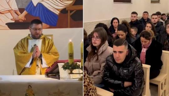 Mijëra besimtarë kremtojnë Krishtlindjet në rrethin e Krujës (VIDEO)