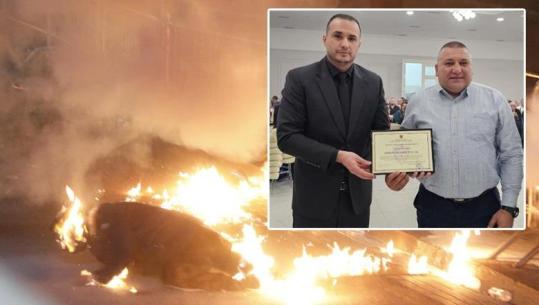 I shpëtoi jetën protestuesit që u dogj nga molotovët e ‘Berishës’, Proda i akordon certifikatë inspektorit të policisë